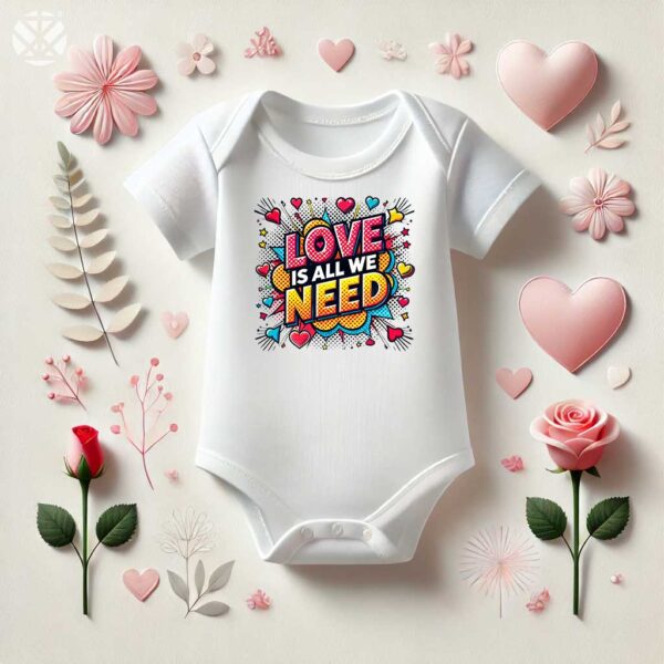 Тениски за семейства и компании Love Is All We Need - Image 5